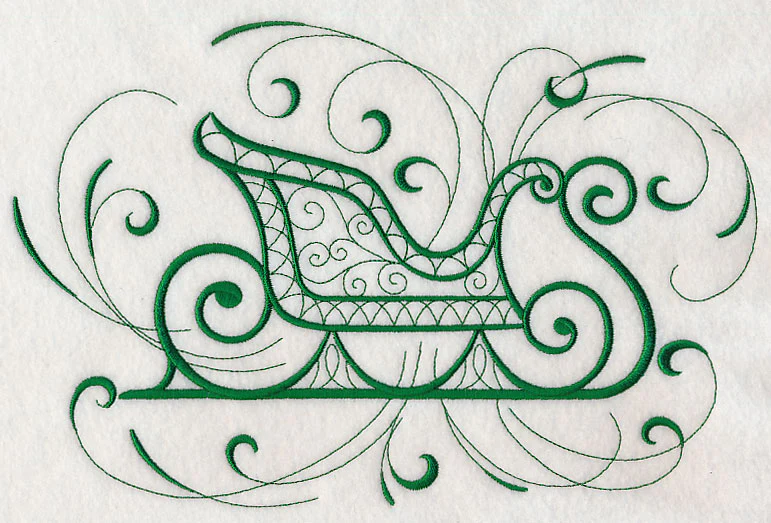 Inky Christmas Sleigh - Image 6