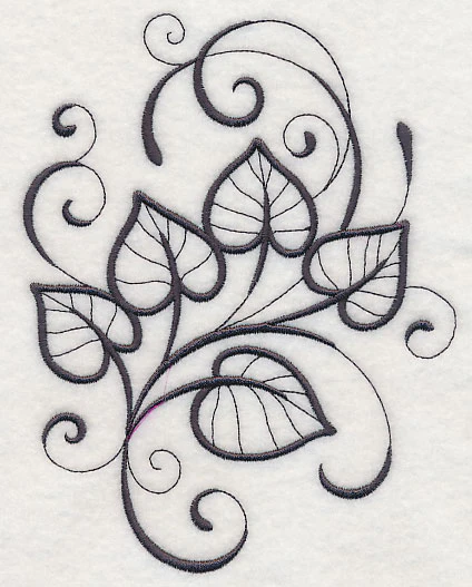 Inky Cottonwood Leaves - Image 3