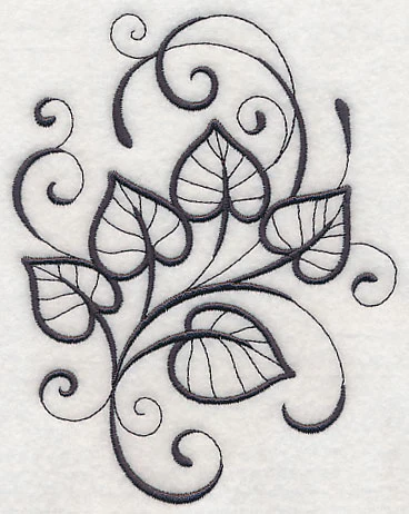 Inky Cottonwood Leaves - Image 4