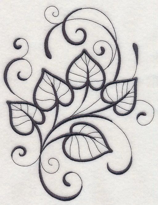 Inky Cottonwood Leaves - Image 6