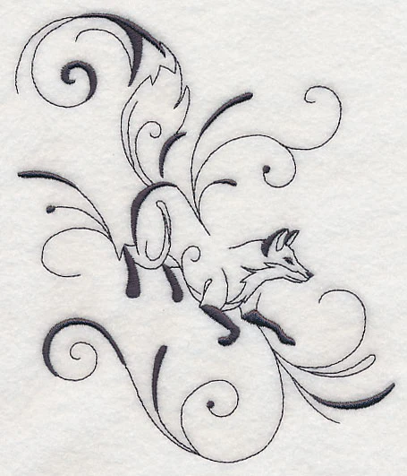 Inky Fox Running - Image 4