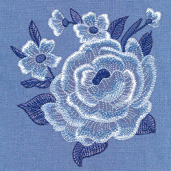Into The Wild Blue Floral Pocket - Image 2