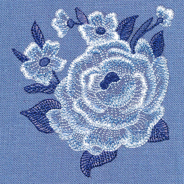 Into The Wild Blue Floral Pocket - Image 3