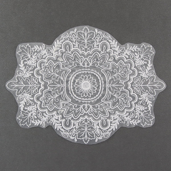 Intricate Autumn Doily (Organza) - Image 3