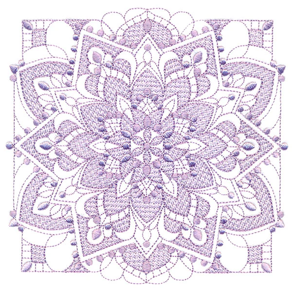 Intricate Blooming Petals (Trapunto) - Image 5