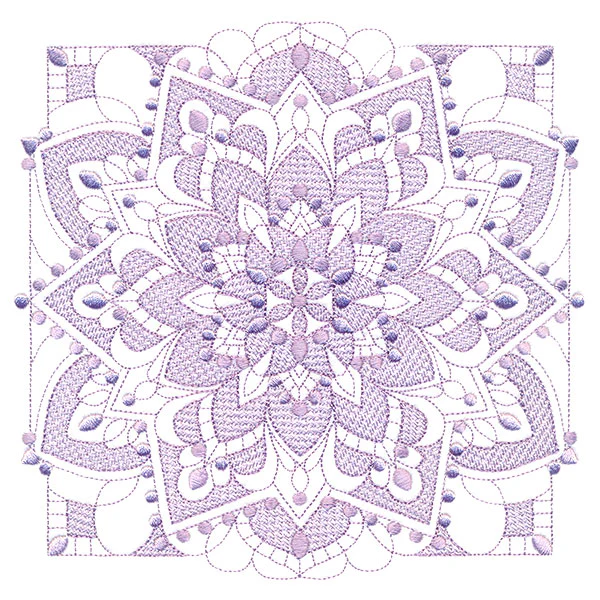 Intricate Blooming Petals (Trapunto) - Image 9