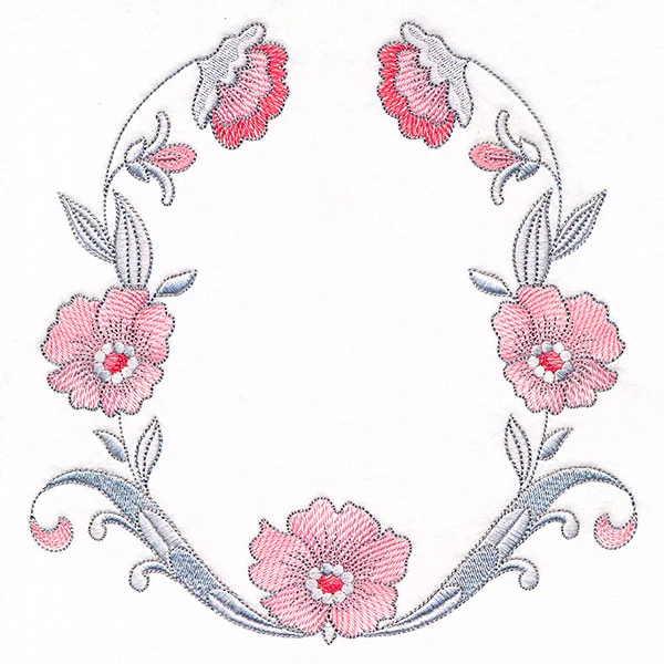 Intricate Details Flowers & Filigree Wreath - Image 9