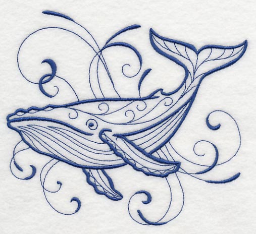 Intricate Ink Sea Life - Blue Whale - Image 2