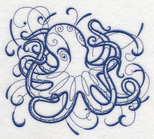 Intricate Ink Sea Life - Octopus - Image 2