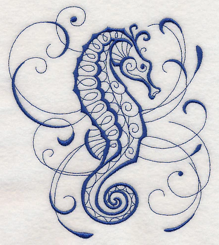 Intricate Ink Sea Life - Seahorse - Image 6