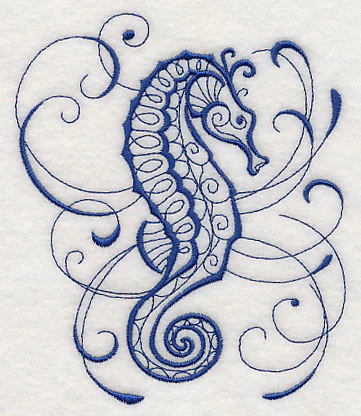 Intricate Ink Sea Life - Seahorse - Image 9