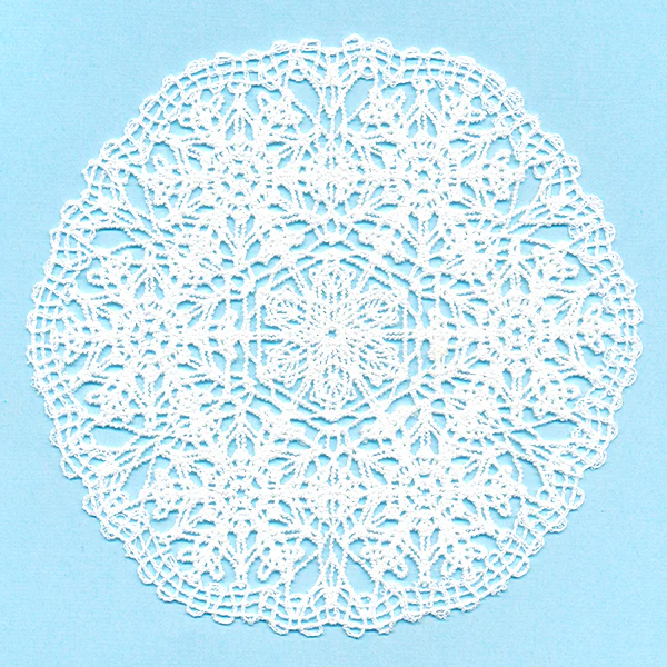 Intricate Snowflake Doily (Battenburg Lace) - Image 5