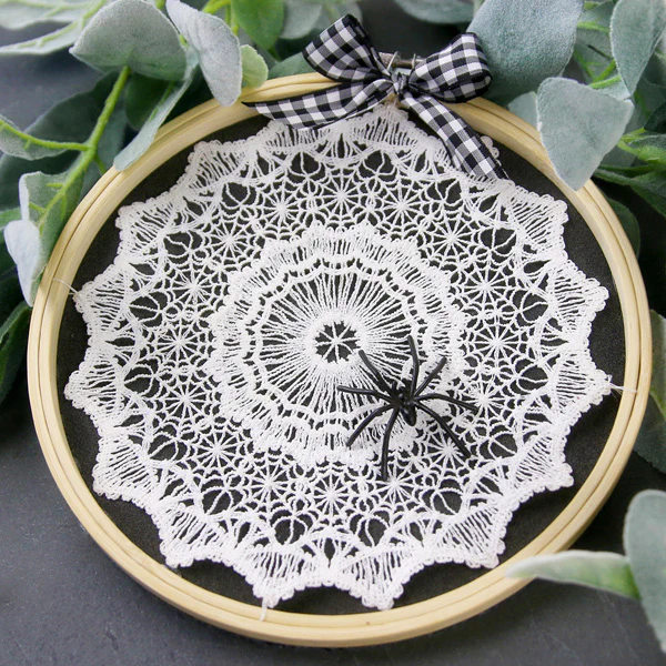 Intricate Web Doily (Battenburg Lace) - Image 11