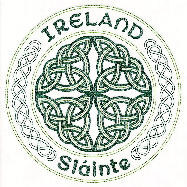Ireland Sláinte Stamp Light Stitch - Image 2