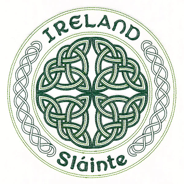 Ireland Sláinte Stamp Light Stitch - Image 3
