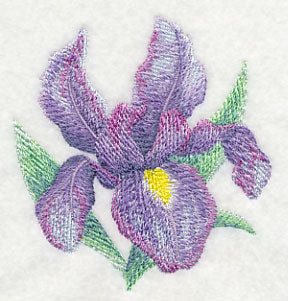 Iris Bloom in Watercolor - Image 3