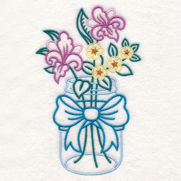 Iris Canning Jar (Vintage) - Image 2