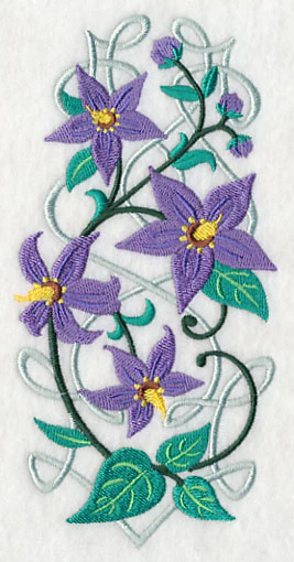 Irish Wildflower Spray - Woody Nightshade - Image 4