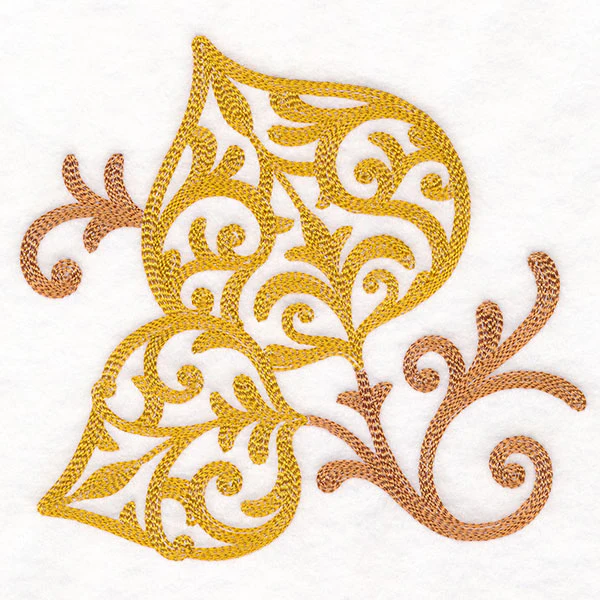 Ironwork Autumn Aspen Leaf - Image 5