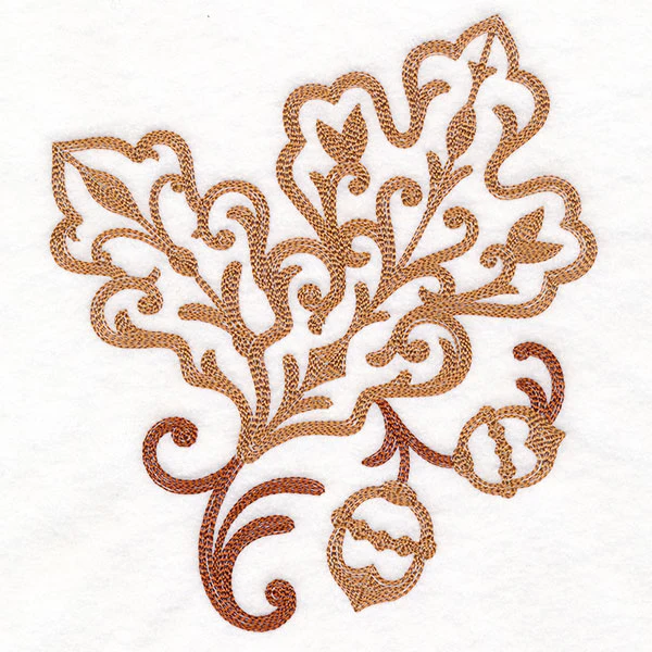 Ironwork Autumn Oak Leaf - Image 3