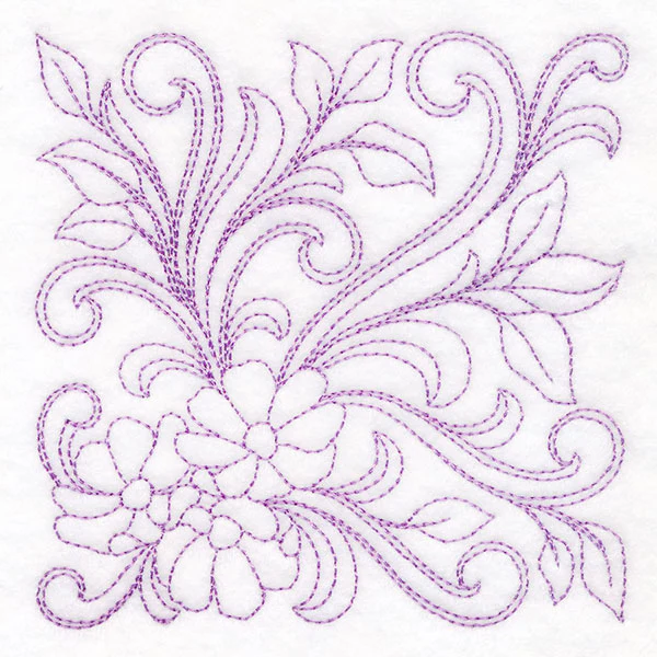 Ironwork Flowers Quilting Feature (Double Run) - Image 5