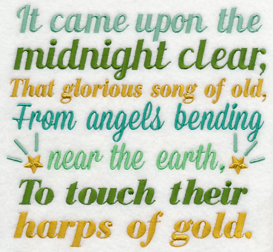 It Came Upon the Midnight Clear Carol Square - Image 4