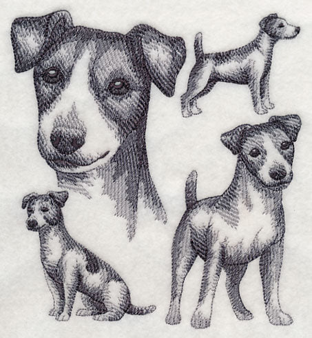 Jack Russell Terrier Sketch (Docked Tail) - Image 2