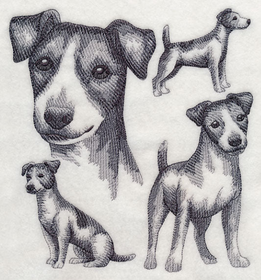Jack Russell Terrier Sketch (Docked Tail) - Image 4