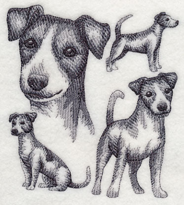 Jack Russell Terrier Sketch (Full Tail) - Image 3