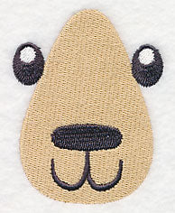 Jackie Bear Face (Smiling) - Image 3