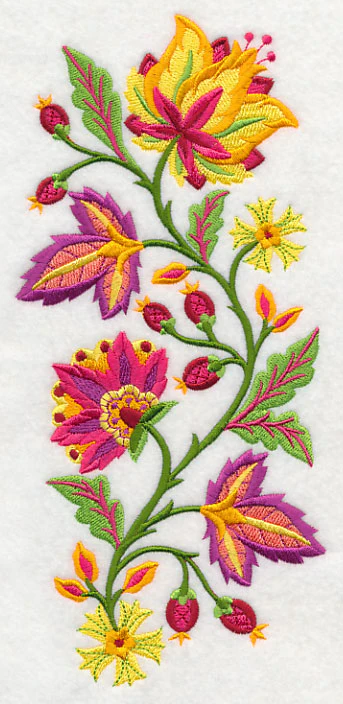 Jacobean Blazing Blooms Spray - Image 2