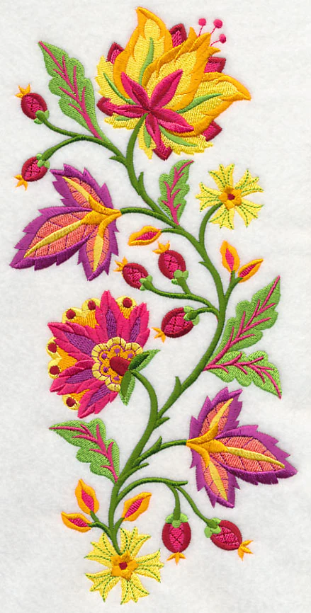 Jacobean Blazing Blooms Spray - Image 5