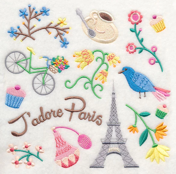 J'adore Paris Collage - Image 5