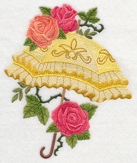 Jane's Parasol with Roses - Image 2