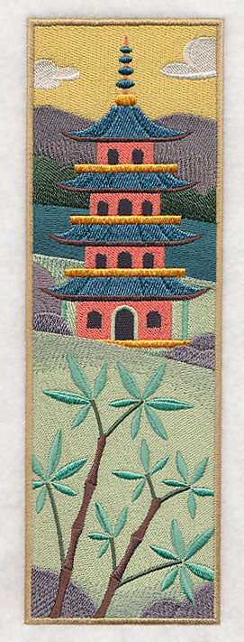 Japanese Garden Panel Scene - Temple - Image 2