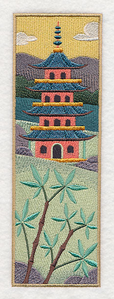 Japanese Garden Panel Scene - Temple - Image 3