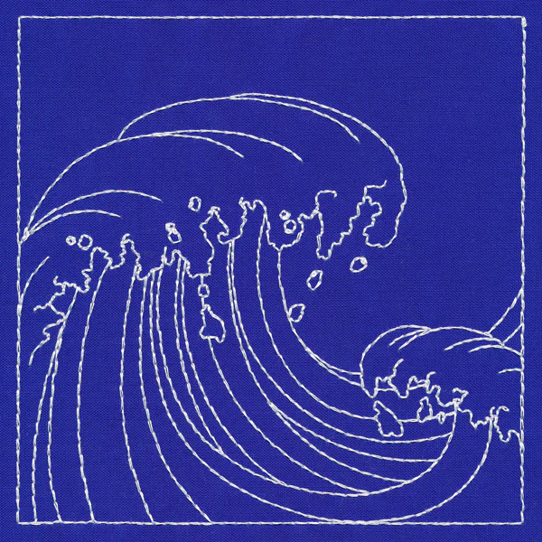 Japanese Sashiko Quilting - Waves - Image 4