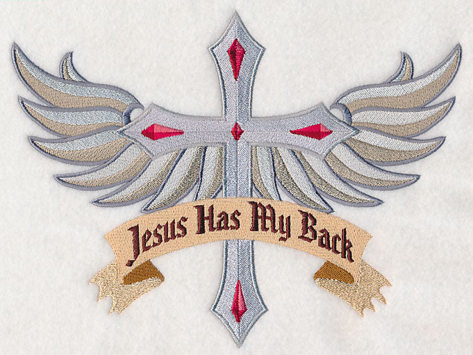 Jesus Has My Back With Wings - Image 4