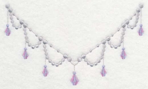 Jewels and Beads Neckline (V-Neck) - Image 2