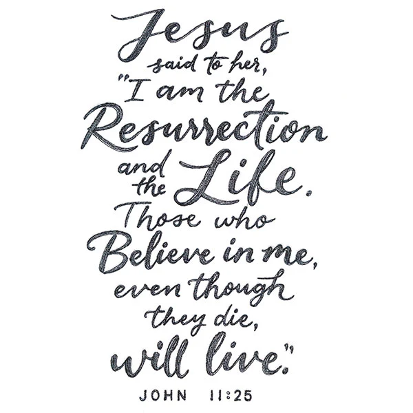 John 11:25 Scripture