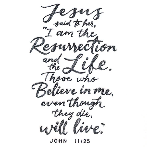 John 11:25 Scripture - Image 2