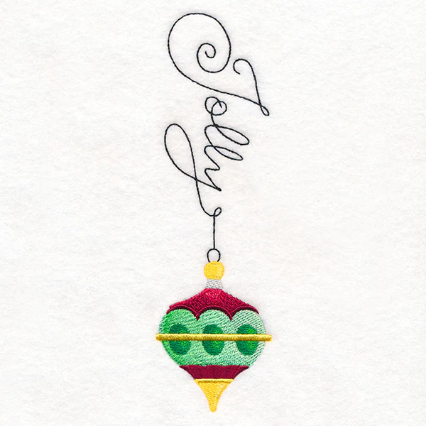 Jolly Christmas Ornament - Image 3