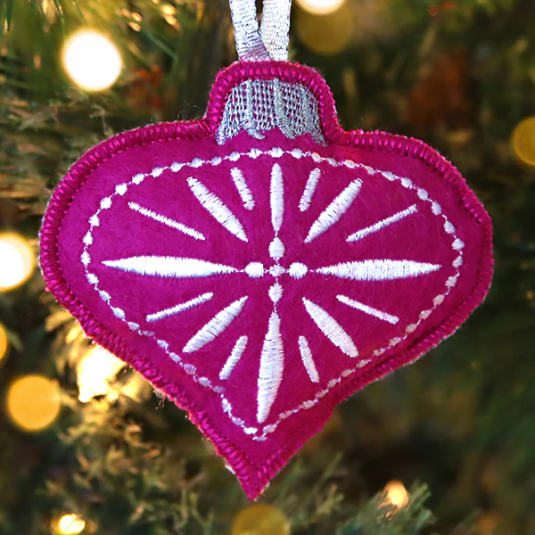Jolly Christmas Ornament (In-the-Hoop) - Image 2