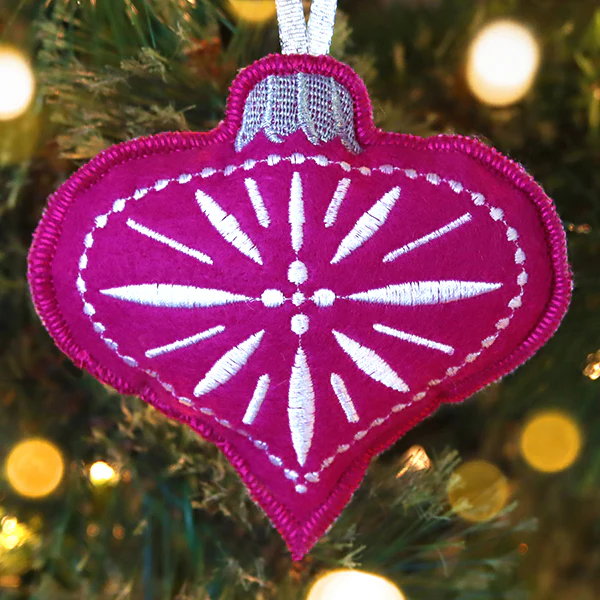 Jolly Christmas Ornament (In-the-Hoop) - Image 3