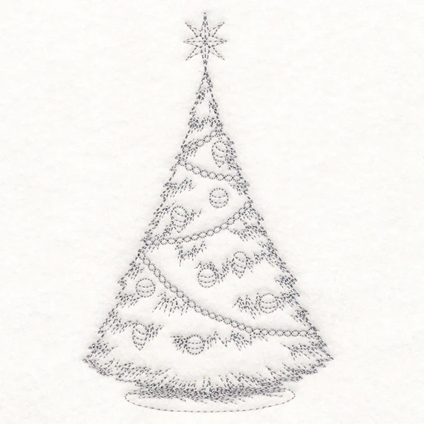 Jolly Christmas Tree Etching - Image 3