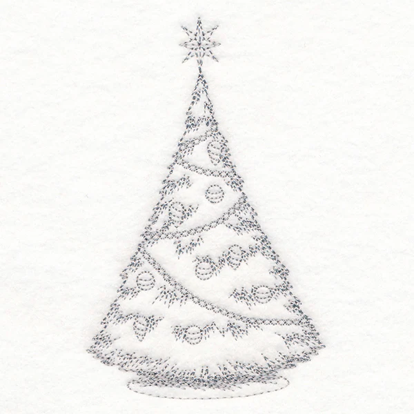 Jolly Christmas Tree Etching - Image 4