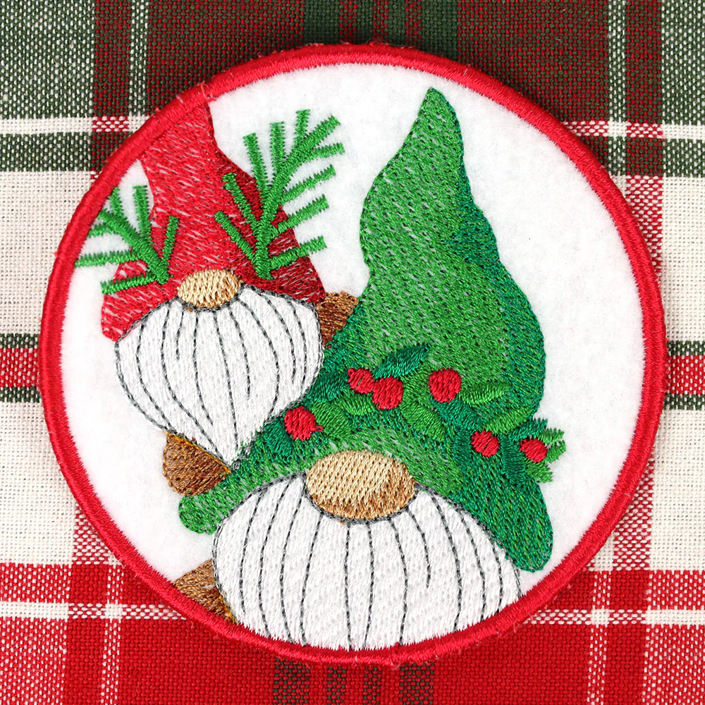 Jolly Gnome Stack Coaster (In-the-Hoop) - Image 3