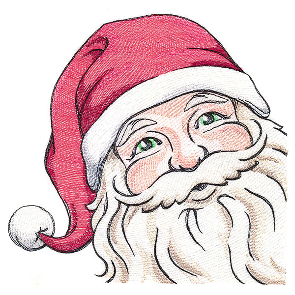 Jolly Peeking Santa Claus - Image 10