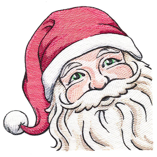 Jolly Peeking Santa Claus - Image 5