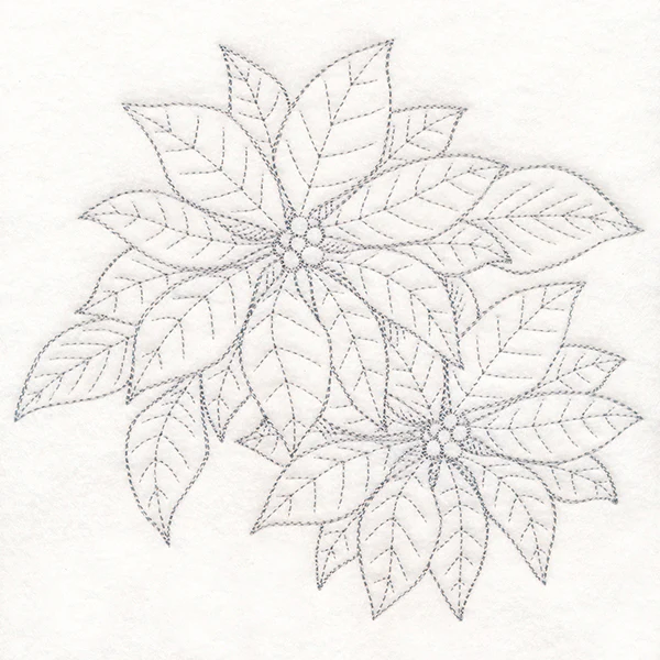 Jolly Poinsettia Etching - Image 5
